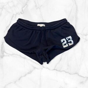🔷Social Scene- Navy ‘23’ Lowrise, Booty Lounge Shorts 🔷